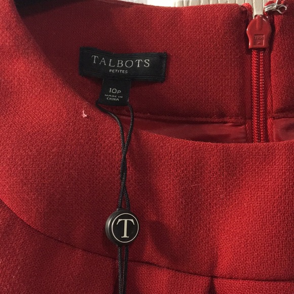 Talbots Red Sleeveless Dress - Picture 3 of 3
